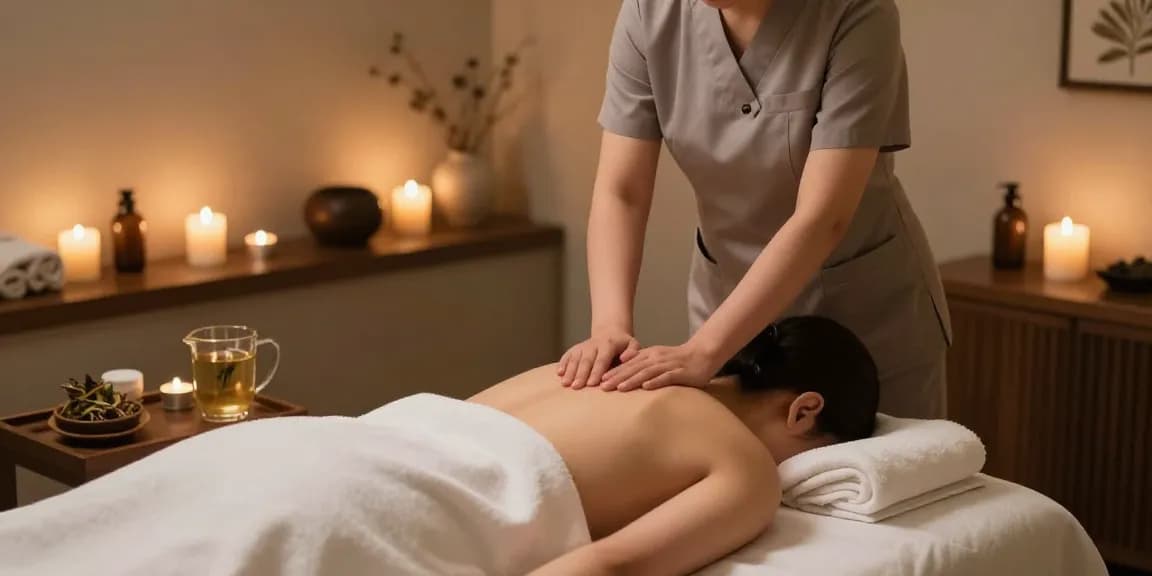 Experience a calming 야탑출장안마 session in a serene spa setting with professional massage techniques.