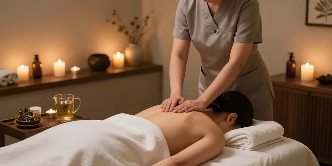 Experience a calming 야탑출장안마 session in a serene spa setting with professional massage techniques.