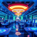Explore the immersive world of New Technology in a futuristic casino setting.
