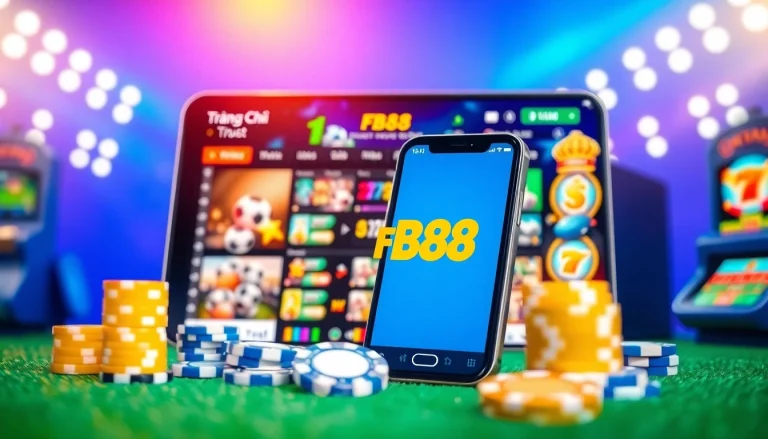 Explore the vibrant features of Trang Chủ FB88, showcasing engaging sports betting and casino games in a dynamic interface.