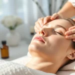 Treating skin with a revitalizing tratament facial sibiu for a glowing complexion.