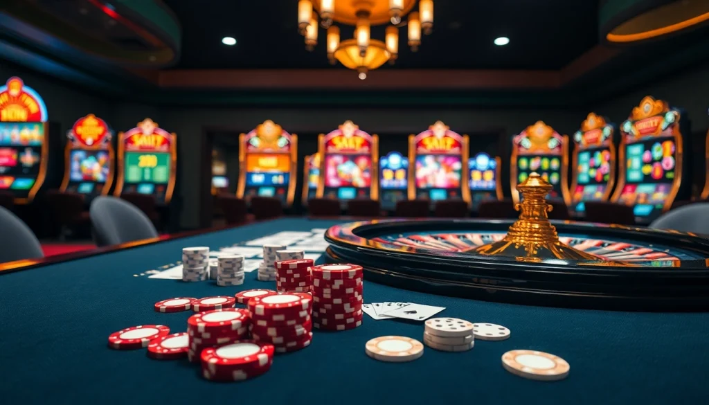 Experience the thrill of winning at https://abc8.lol/ with vibrant poker tables and spectacular slot machines.