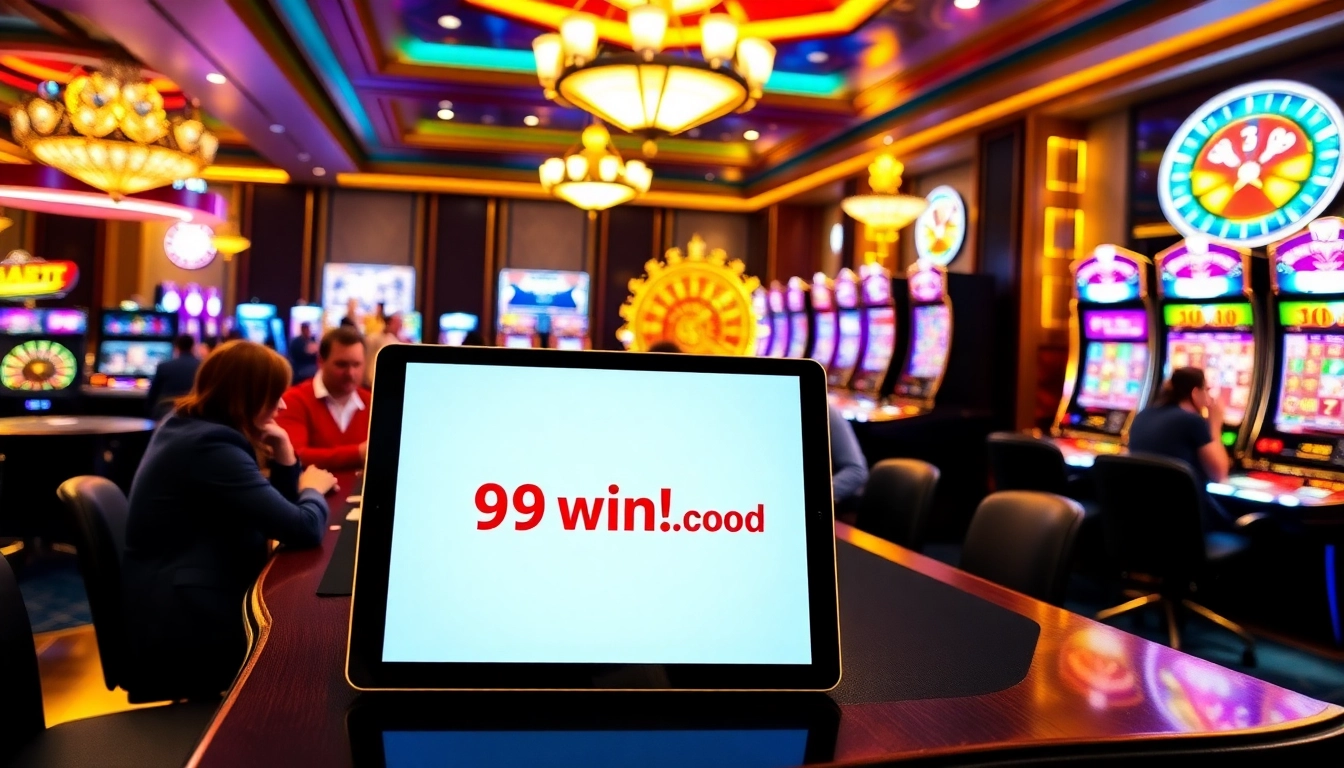 Players winning at a poker table with online interface from https://9win1.online/ in an exciting casino environment.