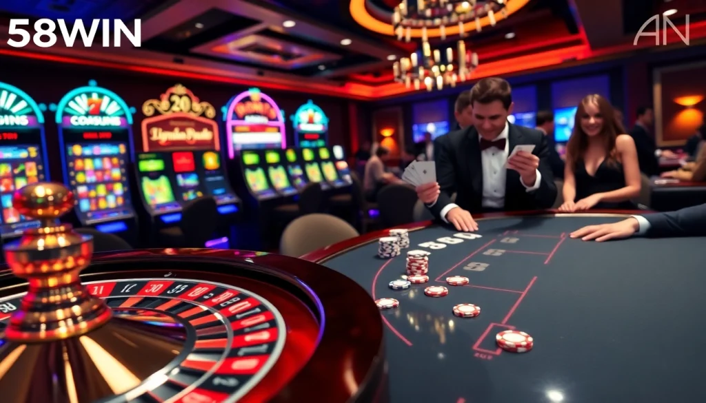 Experience the thrill of 58WIN with vibrant casino games and engaging gameplay.