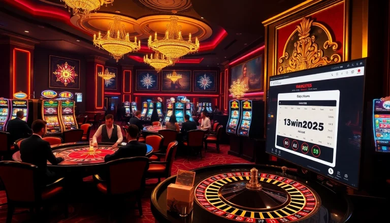 Players enjoying games at a luxurious casino featuring https://13win2025.online/ for ultimate gaming excitement.