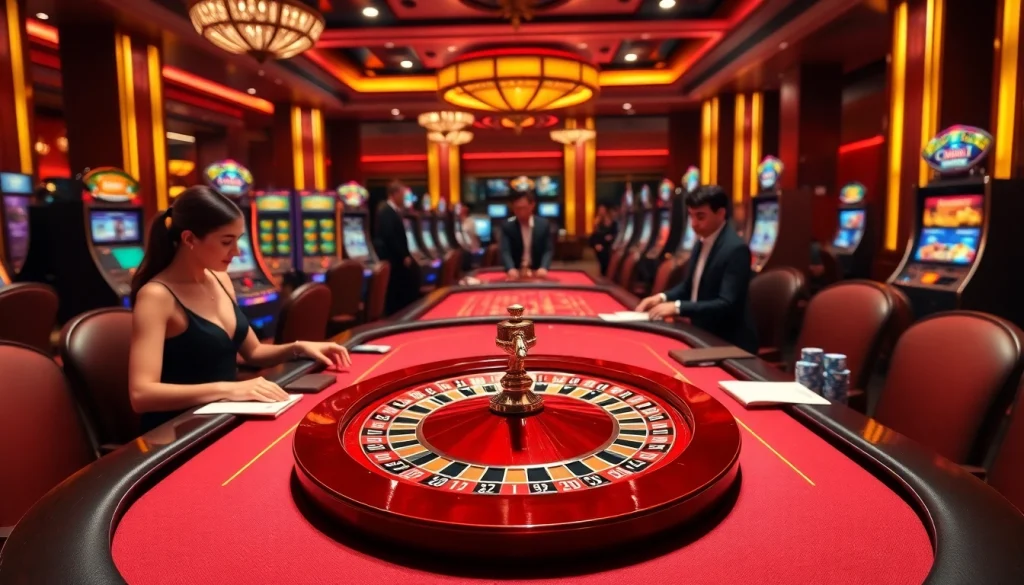 Experience the thrilling atmosphere at https://lu88.us.org/ with vibrant casino tables and engaging online gaming.