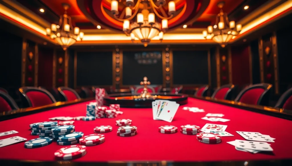 Experience thrilling blackjack action at https://8xx.today/, showcasing vibrant poker chips and high-stakes cards.