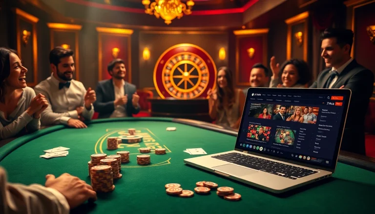 Action-packed poker game scene featuring the 7mcn platform with vibrant casino atmosphere.