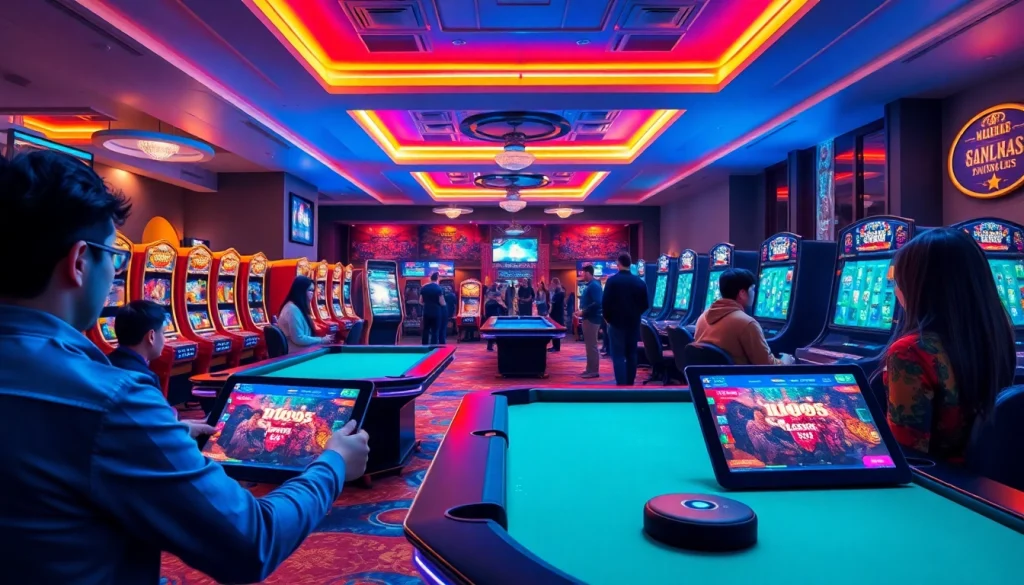 Dynamic online gaming experience featuring fly88 okvip with vibrant casino elements.