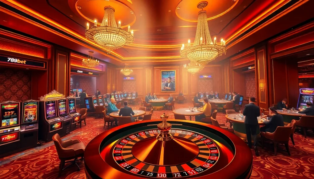 Experience the thrilling ambiance of 789bet vip casino with luxurious tables and high-stakes action.