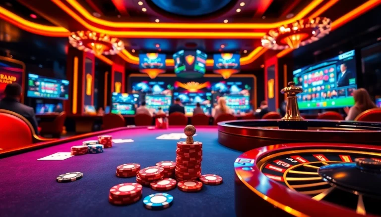 Join the excitement at ingatbola with vibrant poker chips and action-packed casino games.