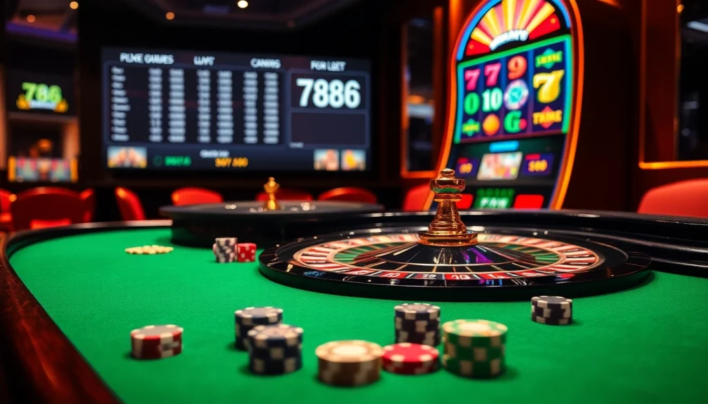 Experience high-stake thrills at 788bet with exciting roulette and dynamic slot machines.