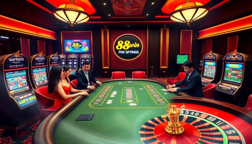 Experience thrilling gameplay at 98win trang chu with dynamic casino visuals and vibrant gaming action.