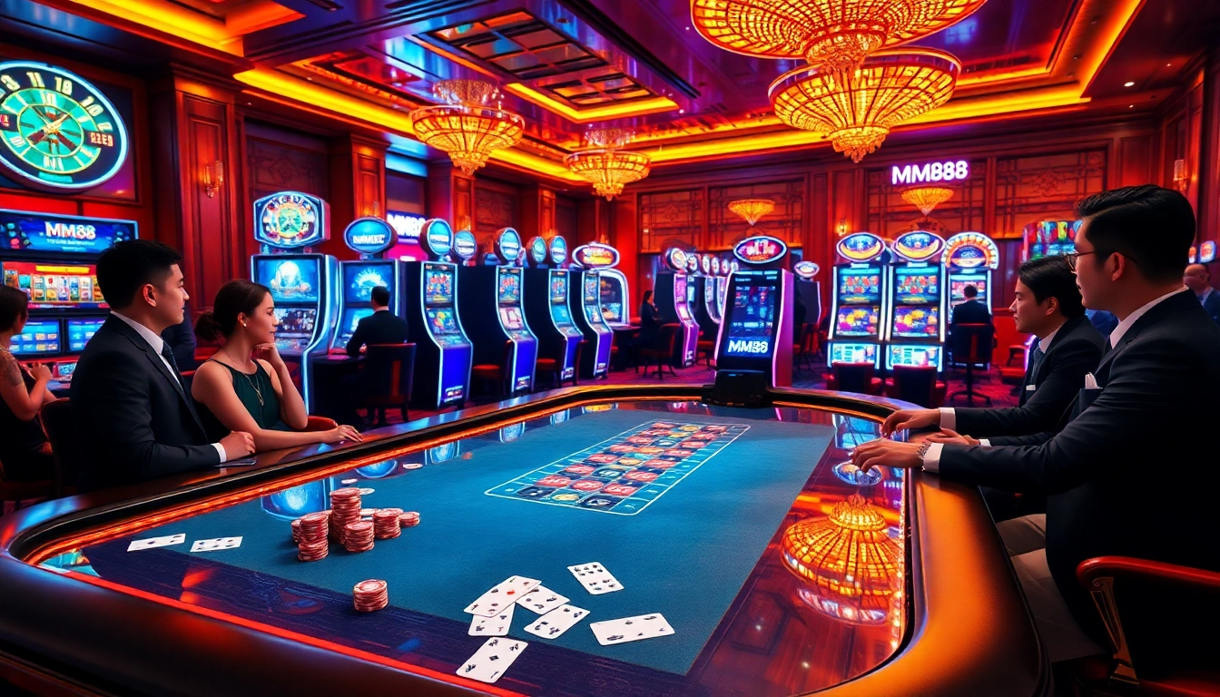 Experience the thrill of online gambling at https://mm88.forex/ with vibrant poker chip action and dynamic game interfaces.