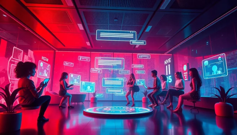 Engaging NSFW character chats with spicy AI avatars showcasing innovative interactions.