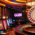 Experience the thrill of GG88 at a luxurious casino with vibrant games and high stakes.
