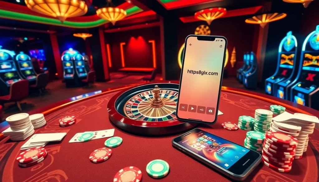 Experience the thrill of gaming at https://s8glx.com with vibrant poker tables and spinning roulette.