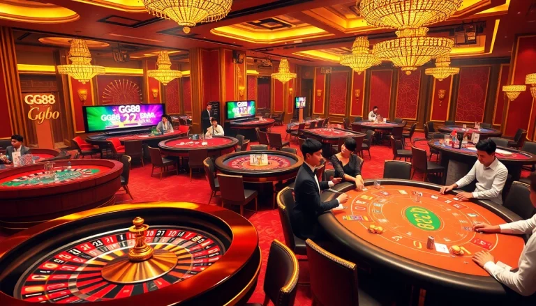 Experience the thrilling atmosphere of GG88 with exciting casino games and engaging players.