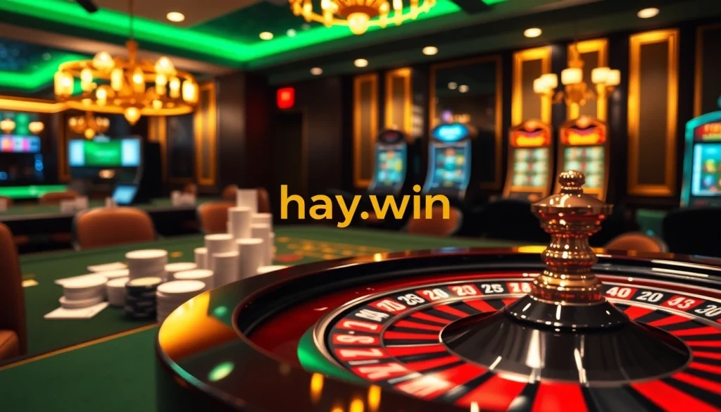 Experience the excitement of online gambling at hay.win with thrilling poker tables and roulette wheels.