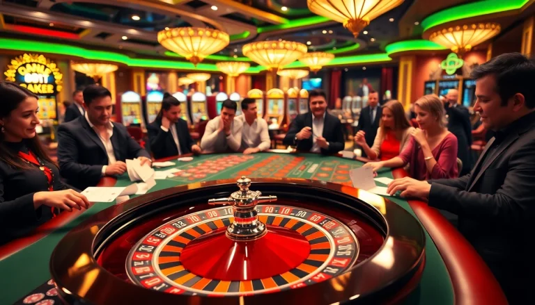 Experience the thrill of betting with 8kbet at a luxurious casino table.