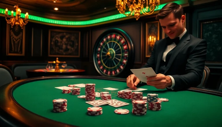 Engaging poker scene depicting players enjoying high-stakes action at 888new casino.