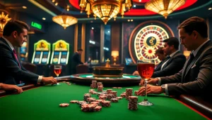 Experience the thrill of Kp 88 at an upscale casino poker table.