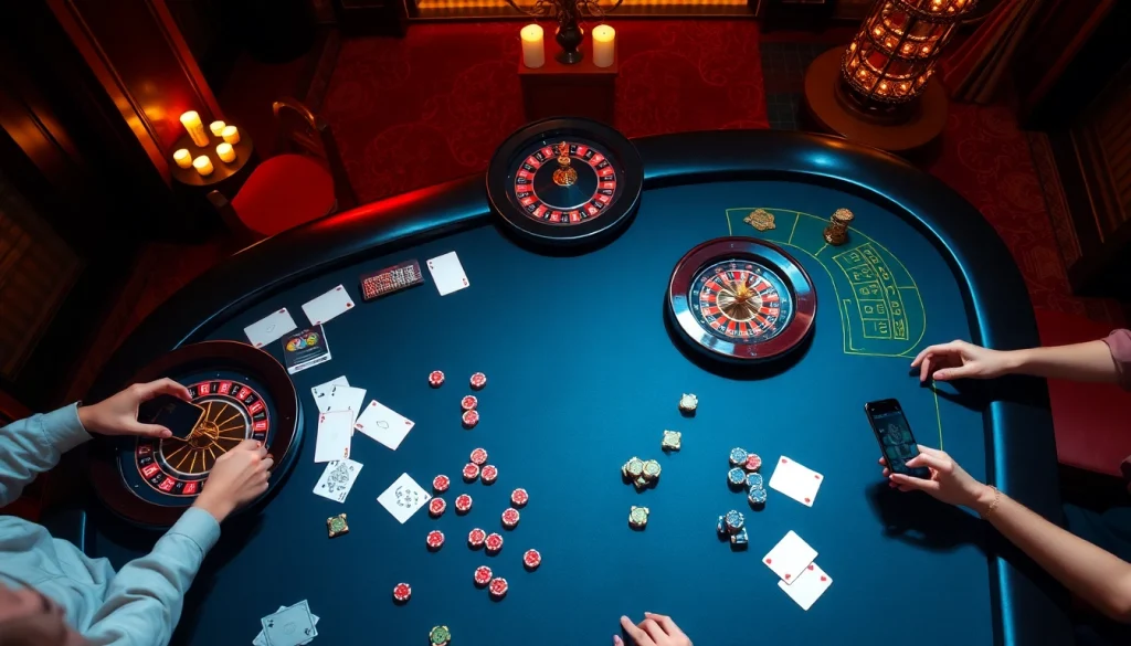 bet168 players enjoying an exciting casino experience with vibrant tables and thrilling gameplay.