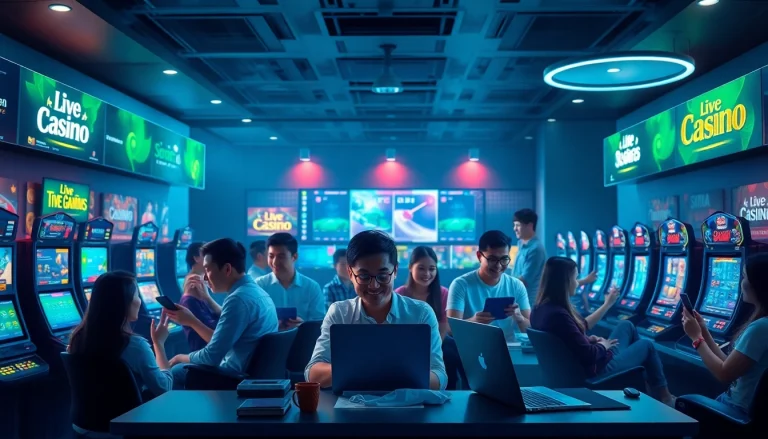 Online gaming experience with diverse players engaging on bk860s.com platform.