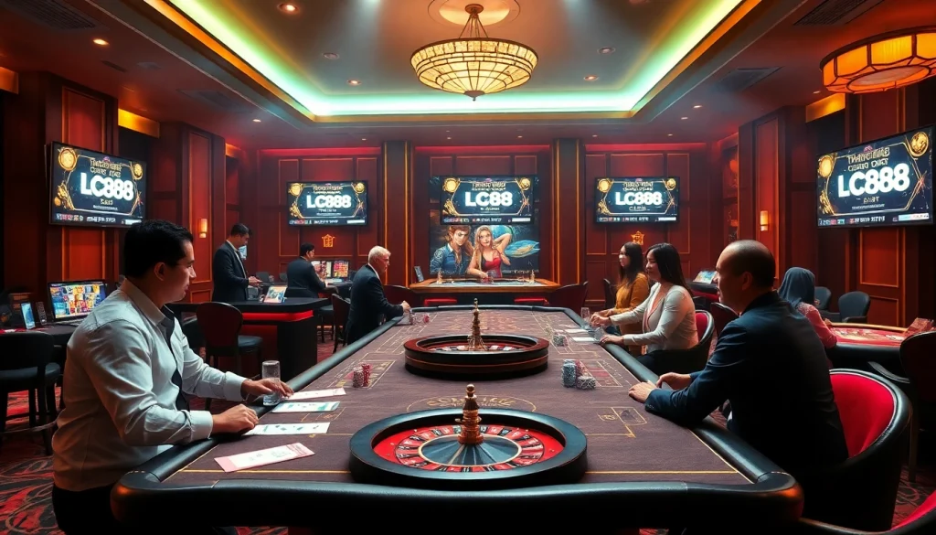 Engage with the excitement of gambling at Trang chủ Lc88 with professional dealers and vibrant casino games.