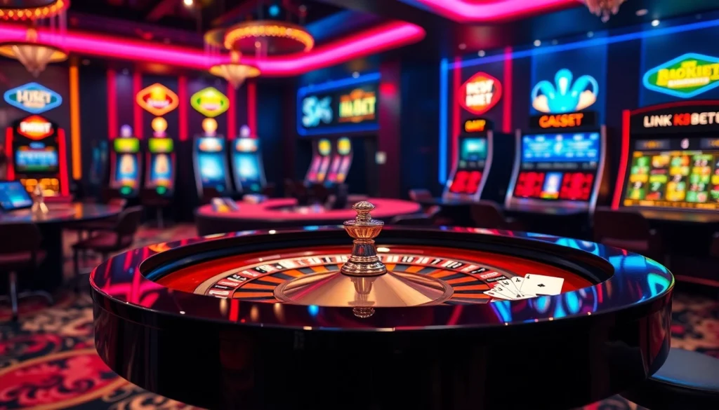 Experience the thrill of gambling at K8BET with vibrant tables and exciting betting action.