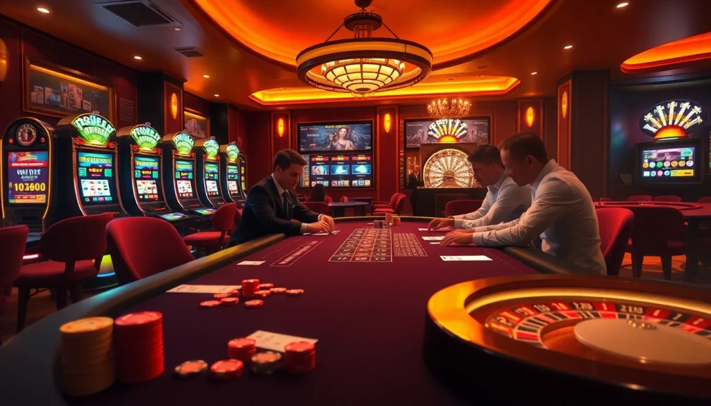 Experience the thrill of 888 new casino games with a vibrant poker table scene showcasing luxury and excitement.