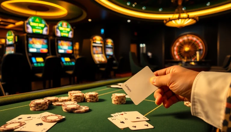 Experience the thrill of gambling at SUNWIN with luxury poker and roulette setups.