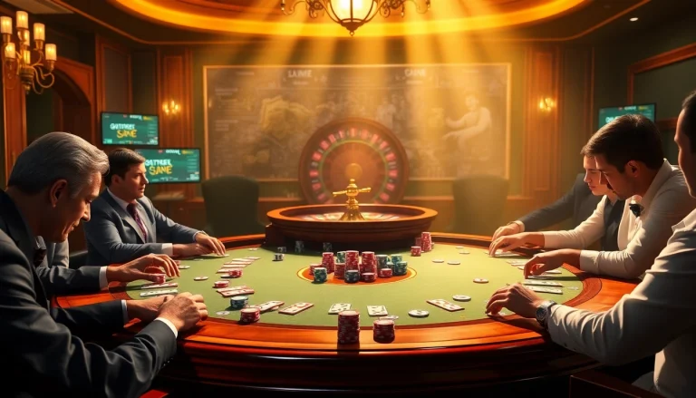 Experience advanced game ai mechanics in a vibrant poker scene with colorful chips and engaging gameplay.