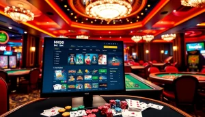 Experience thrilling online betting with NK88 bet on an elegant casino interface.