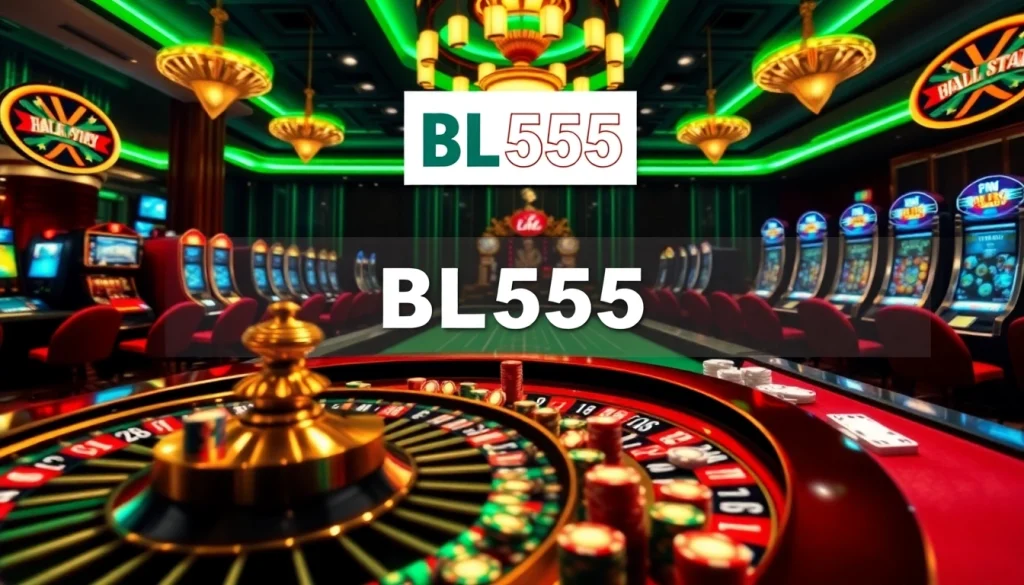 BL555 casino players strategizing at a luxurious table with chips and cards.