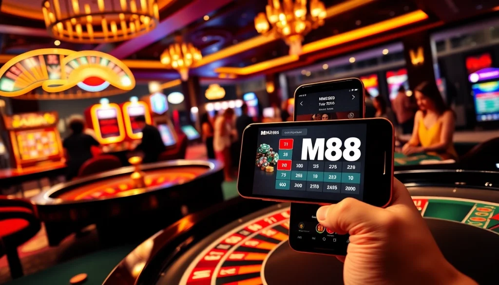Experience thrilling gambling at MM88 with vibrant casino games and mobile app action.