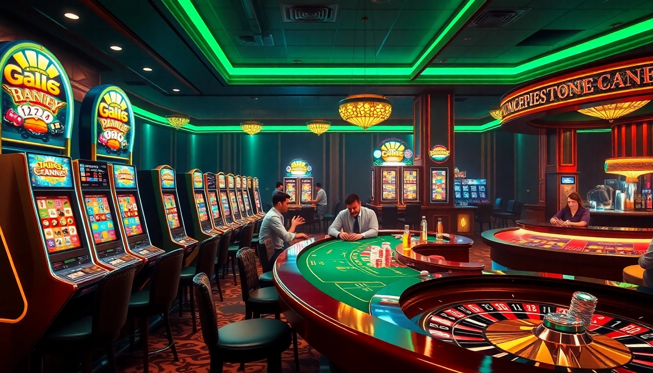 Experience thrilling casino action inspired by https://777vip.dev/ with vibrant slot machines and poker tables.