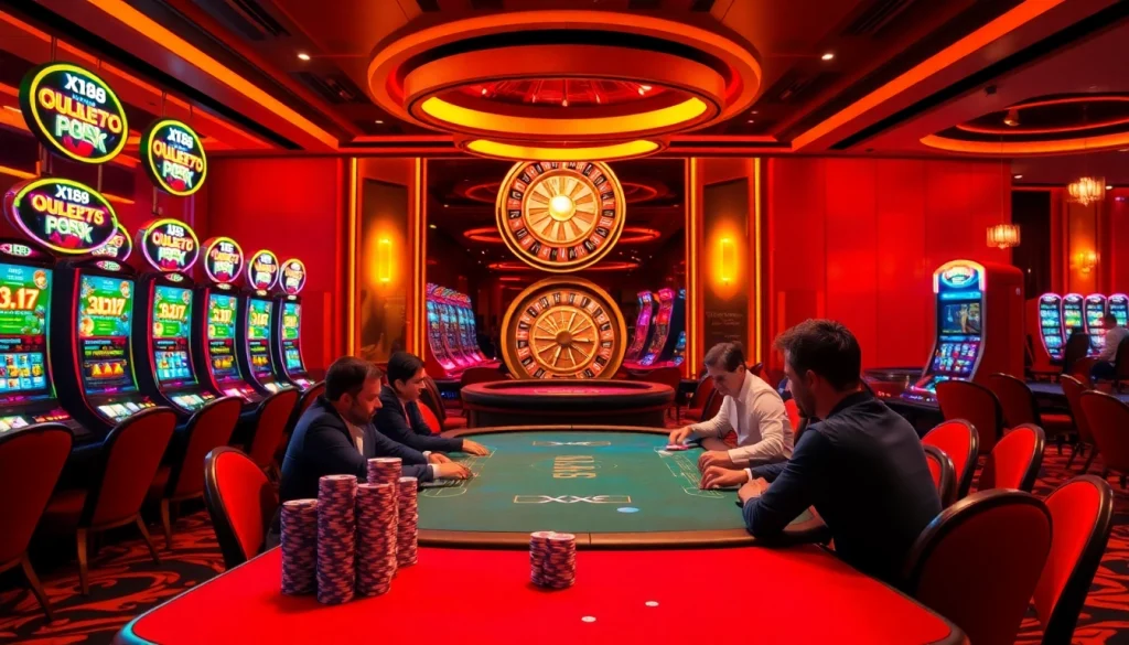 Experience the excitement at XX88 with vibrant casino games and professional gaming tables.