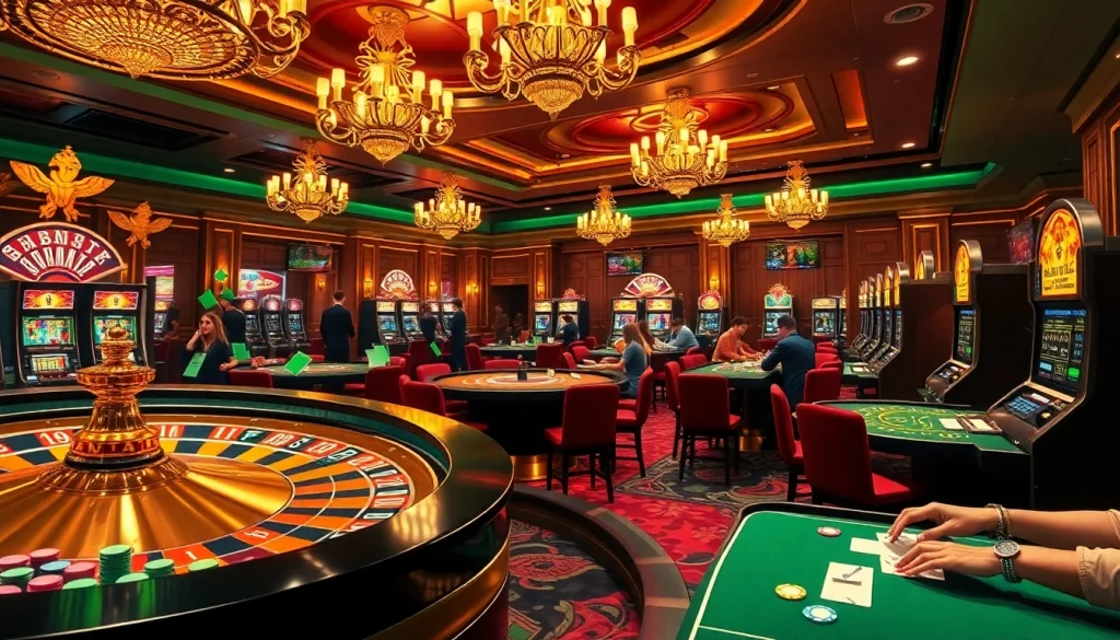 Experience the thrill of high-stakes gambling at the casino, inspired by https://kjcmh.com/ excitement and luxury.