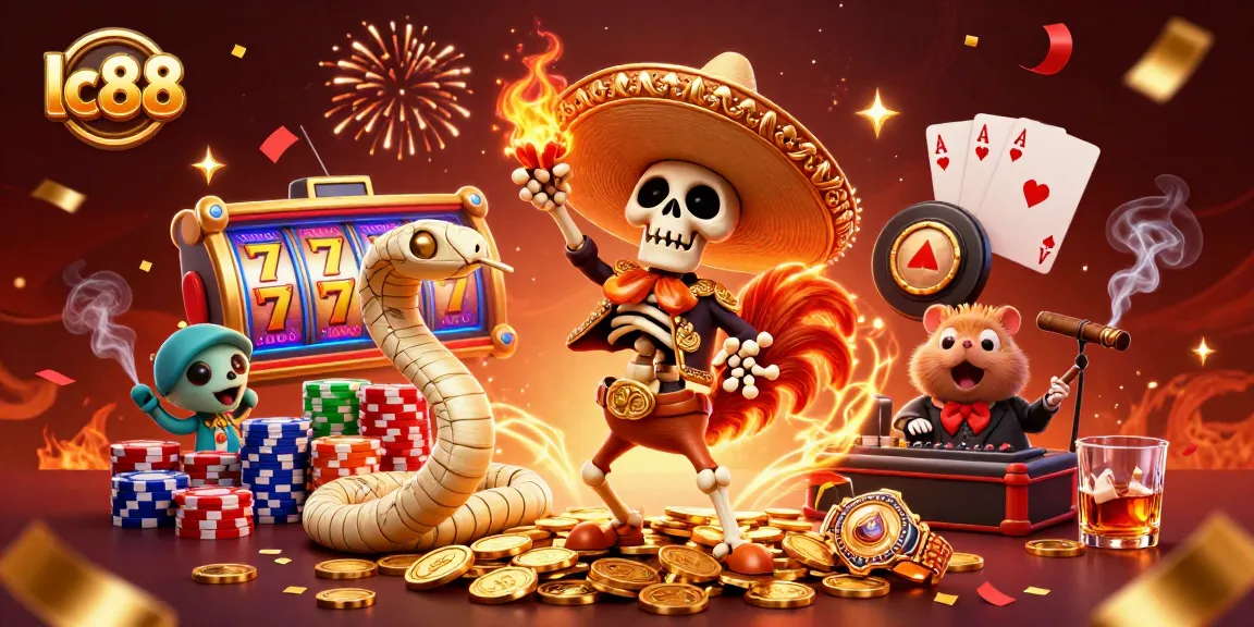 Experience the excitement of lc88 with vibrant slot games and dynamic casino characters.