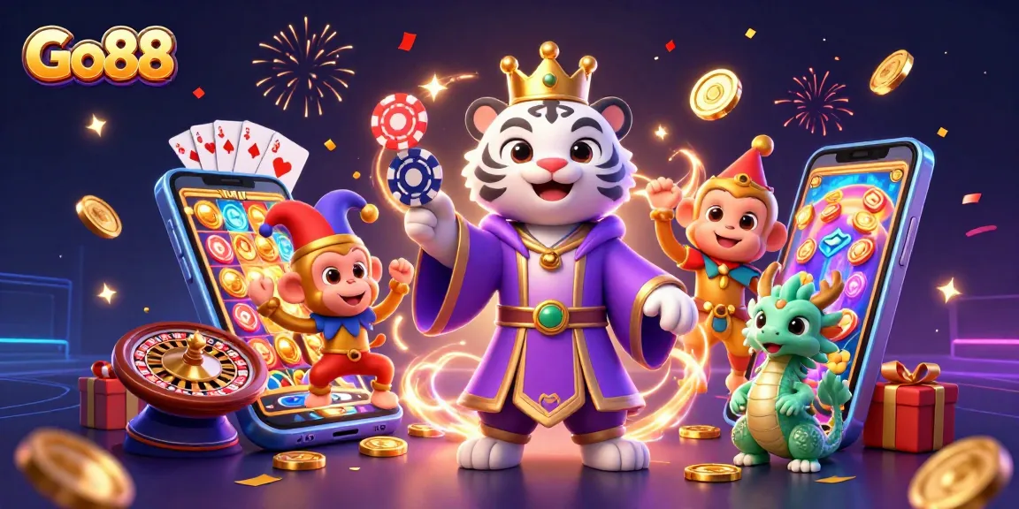 Win big at Go88 with vibrant casino games and immersive 3D characters in action.