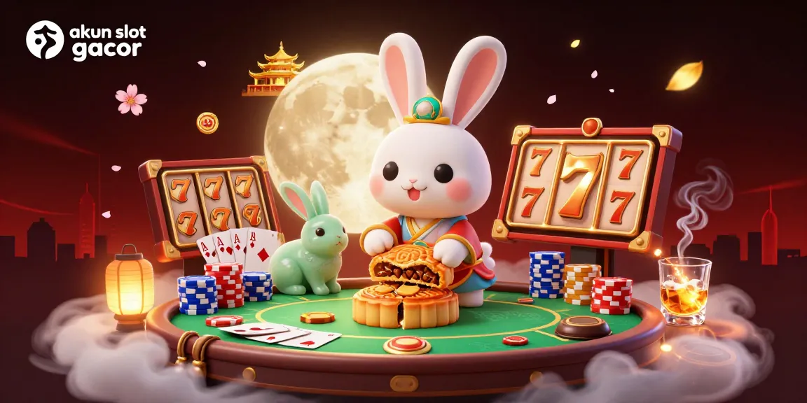 Spin and win with akun slot gacor, featuring vibrant slot reels and poker chips in a magical scene.